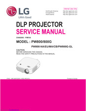 LG Minibeam PW800 Service Manual