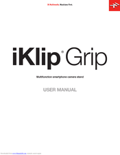 IK Multimedia iKlip Grip User Manual