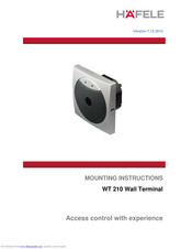 Hafele WT 210 Mounting Instructions