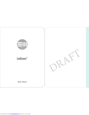 Esther Michele LedSonic Instructions For Use Manual