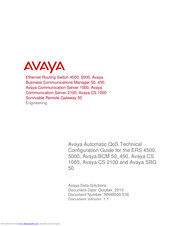 Avaya SRG 50 Technical Configuration Manual