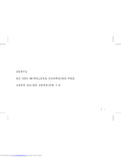 Vertu AC-35V User Manual