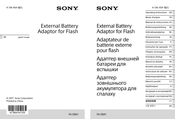 Sony FA-EBA1 Operating Instructions Manual