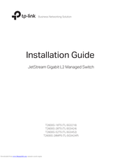 TP-Link JetStream T2600G-28MPS Installation Manual