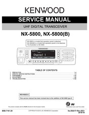 Kenwood NX-5800B Service Manual