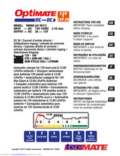 Optimate TM500 Instructions For Use Manual