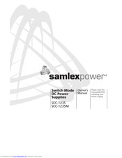 Samlexpower SEC-1235M Owner's Manual