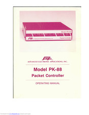 Advanced Electronic Applications PK-88 Operating Manual