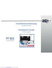 PSI Matrix PP 803 Installation Manual