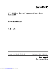 Reliance electric GV3000SE Instruction Manual