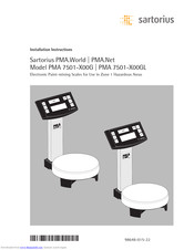 Sartorius PMA.Net Installation Instructions Manual