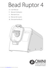 Omni Bead Ruptor 4 User Manual
