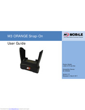 M3 Mobile M3 ORANGE Snap-On User Manual