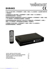 Velleman DVR4H3 Installation Manual