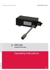 Pfeiffer OPS 400 Operating Instructions Manual