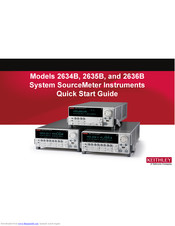 Keithley SourceMeter 2636B Quick Start Manual