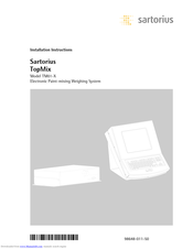Sartorius TopMix TM01-X Installation Instructions Manual