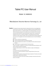 Mammon MM8002Q User Manual