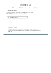 Plum Z700 Starter Manual