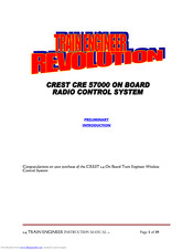 Crest Audio Train Engineer Revolution CRE 57000 Instruction Manual