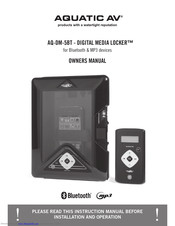 Aquatic AQ-DM-5BT DIGITAL MEDIA LOCKER Owner's Manual