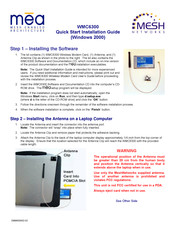 Mesh Networks WMC6300 Quick Start Installation Manual