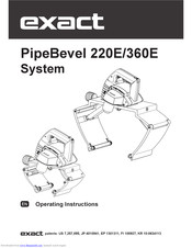 eXact PipeBevel 360E Operating Instructions Manual