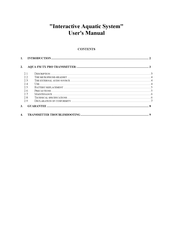 AMPHICOM AQUA FM TX PRO User Manual