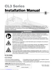 Detroit Radiant Products CL3-50-80 Installation Manual