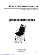 Rice Lake RL-MCS Operation Instructions Manual