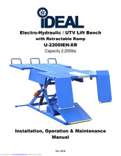 IDEAL U-2200IEH-XR Installation, Operation & Maintenance Manual