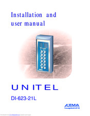Axema Unitel DI-623-21L Installation And User Manual