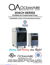 Ocean Aire 2OACH SERIES Engineering, Installation And Service Manual