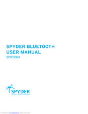 WEB Biotechnology SPYDER BLUETOOTH User Manual