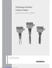 Siemens sitrans LVS200 Operating Instructions Manual