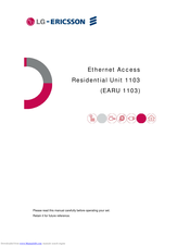 LG-Ericsson EARU 1103 User Manual