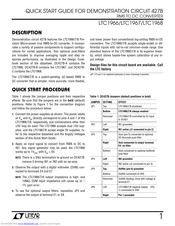 Linear Technology LTC1966 Quick Start Manual