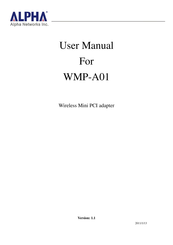 Alpha WMP-A01 User Manual
