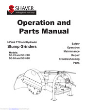 Shaver SC-25 Operation And Parts Manual