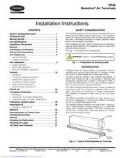 Carrier MODULINE 37HS Installation Instructions Manual