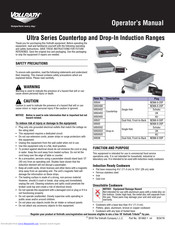 Vollrath Ultra 6950405 Operator's Manual