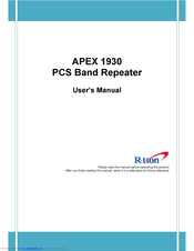 R-tron APEX 1930 User Manual