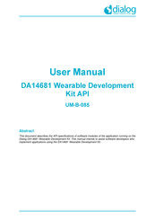 Dialog Semiconductor DA14681 User Manual