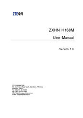 ZTE ZXHN H168M User Manual