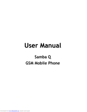 Blu Samba Q User Manual