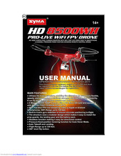 Syma HD 8500WH User Manual