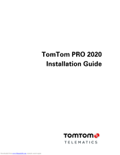 TomTom PRO 2020 Installation Manual