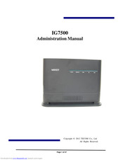 TECOM IG7500 Administration Manual