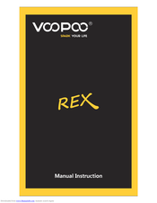 VooPoo REX Manual Instruction