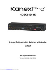 Kanexpro HDSC61D-4K User Manual